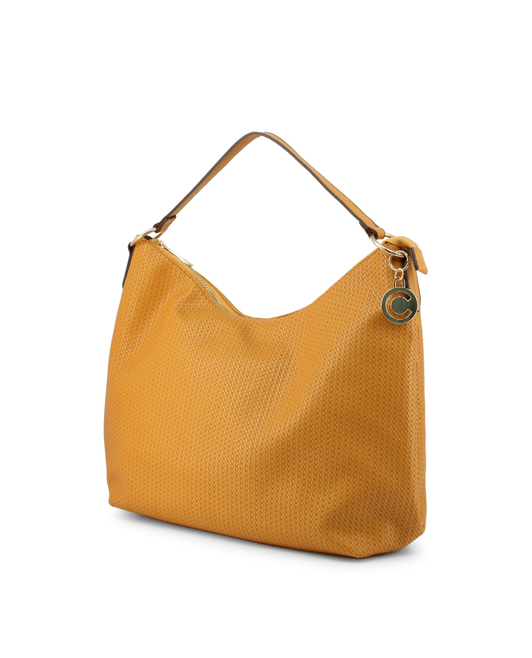 Orange Leather Retro Handbag